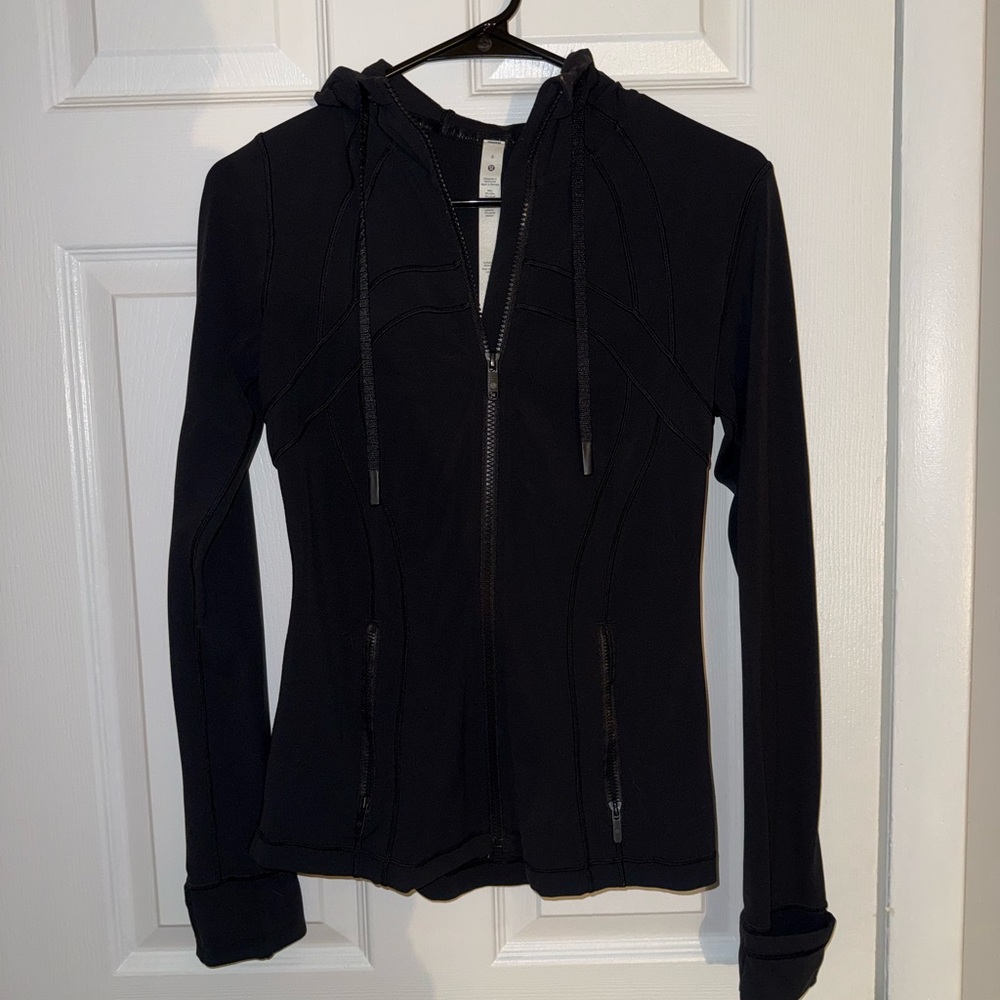 Lululemon Define Jacket Hooded Black Size 6 Full